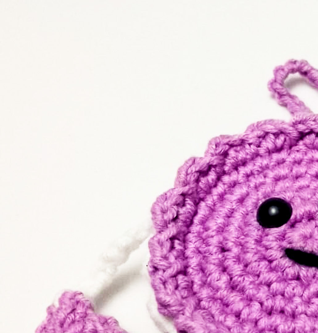 Colgante Daysi Morado